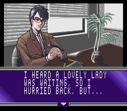 Translated office conversation